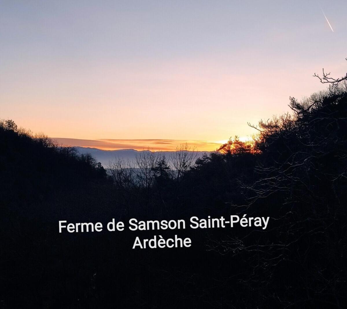 Villa Ferme de Samson Saint-Péray Habitación foto